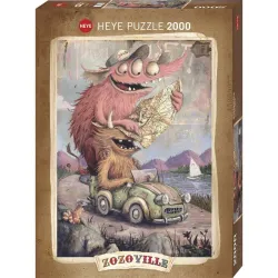 Puzzle Heye 2000 piezas Zozoville Viajando por carretera 29938