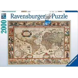 Ravensburger puzzle 2000 piezas Mapamundi 166336