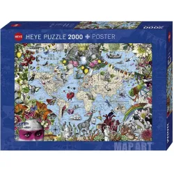 Puzzle Heye 2000 piezas Mundo peculiar 29913