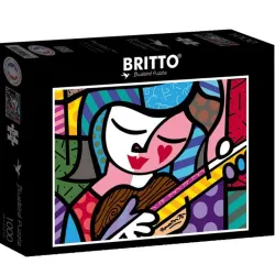 Bluebird Puzzle Chica con guitarra, Britto de 1000 piezas 90016