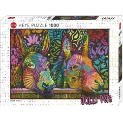 Puzzle Heye 1000 piezas Amor de burro 29937