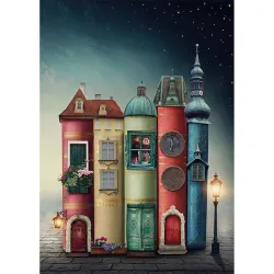 Puzzle Nova Ciudad del libro de fantasía de 1500 piezas mini 4404