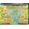 Puzzle Heye 1000 piezas Funky Zoo Hábitat del Nilo 29693