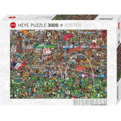Puzzle Heye 3000 piezas Historia del fútbol 29205