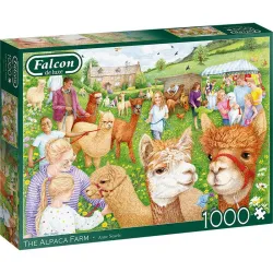 Puzzle Falcon 1000 piezas La granja de alpacas 11374