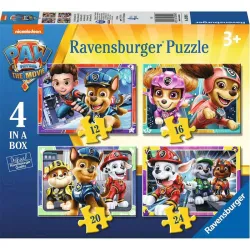 Puzzle Ravensburger Progresivo Patrulla Canina la película 12-16-20-24 piezas 030996