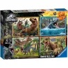 Puzzle Ravensburger Jurassic World 4x100 piezas 056194