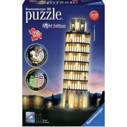 Puzzle Ravensburger Night Edition Torre de Pisa 3D 216 piezas 125159