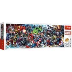Puzzle Trefl 1000 piezas panorama Únete al universo Marvel 29047