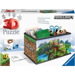 Puzzle Ravensburger Caja de almacenaje Minecraft 3D 223 piezas 112869