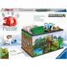 Puzzle Ravensburger Caja de almacenaje Minecraft 3D 223 piezas 112869