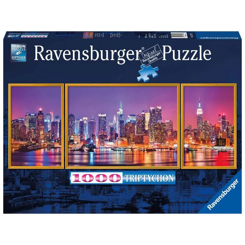 Puzzle Ravensburger Tríptico de Nueva York de 1000 Piezas 197927