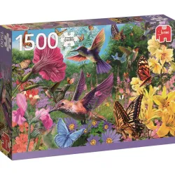 Puzzle Jumbo El jardín de los colibríes de 1500 Piezas 18328