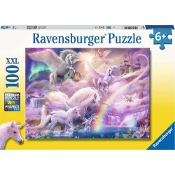 Puzzle Ravensburger Unicornios pegaso 100 Piezas XXL 129799