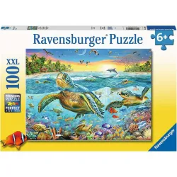 Puzzle Ravensburger Tortuga marina 100 Piezas XXL 129423