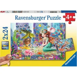Ravensburger puzzle 2x24 piezas Sirenas hechizantes 051472
