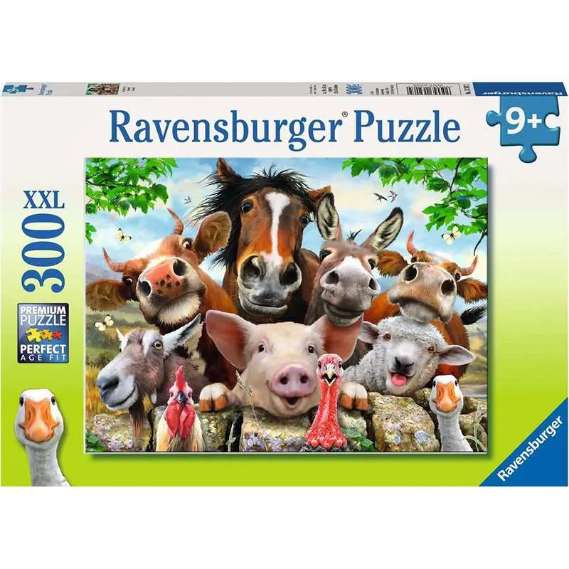Ravensburger puzzle 300 piezas XXL Selfie en la granja 132072