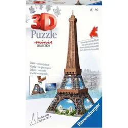 Puzzle Ravensburger Torre Eiffel Mini 3D 62 piezas 12536