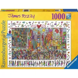 Puzzle Ravensburger Todo el mundo debería visitar Times Squares 1000 piezas 190690