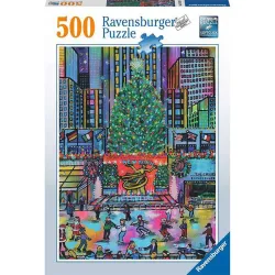 Ravensburger puzzle 500 piezas Rockefeller en navidad 164240