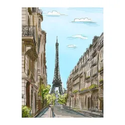 Puzzle Pintoo Streets in Paris, France de 300 piezas H1524