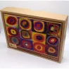 Puzzle madera SPuzzles 500 piezas Estudio de color con cuadros, Kandinsky