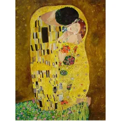 Puzzle madera SPuzzles 80 piezas El beso, Klimt