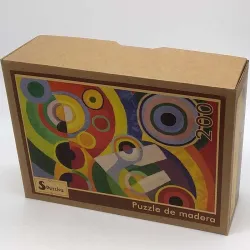 Puzzle madera SPuzzles 200 piezas Rhytme, Joie de Vivre Robert Delaunay