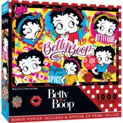 Puzzle MasterPieces Betty Boop - Boop Love de 1000 piezas 72276