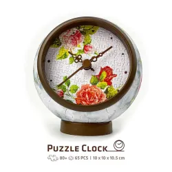 Puzzle Pintoo 3D Reloj Flores fragantes y pájaros cantores de 145 piezas KC1046