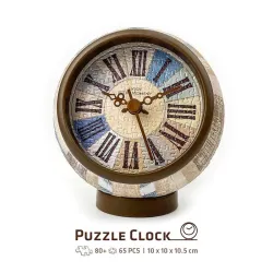 Puzzle Pintoo 3D Reloj Estilo campestre Graceful Blue de 145 piezas KC1049