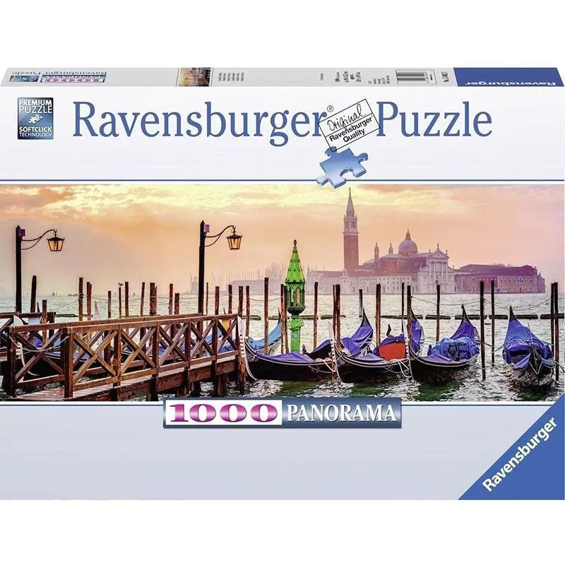 Puzzle Ravensburger Góndolas en Venecia de 1000 Piezas