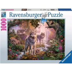 Puzzle Ravensburger Lobos de Verano de 1000 Piezas