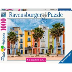 Puzzle Ravensburger España Mediterránea de 1000 Piezas