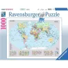 Puzzle Ravensburger Mapamundi Político de 1000 Piezas