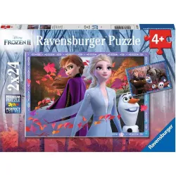 Puzzle Ravensburger Frozen de 2x24 Piezas