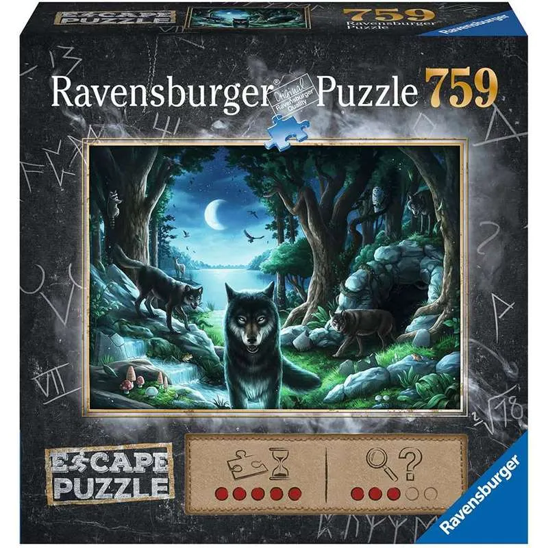 Ravensburger puzzle escape the room 759 piezas Manada de lobos 164349