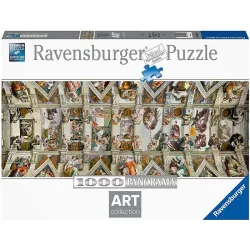 Puzzle Ravensburger La capilla Sixtina 1000 piezas Panorama 15062