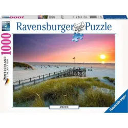 Puzzle Ravensburger Deutschland Collection Atardecer sobre Amrum 1000 piezas 198771