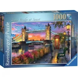 Puzzle Ravensburger Tower Bridge al atardecer 1000 piezas 150335