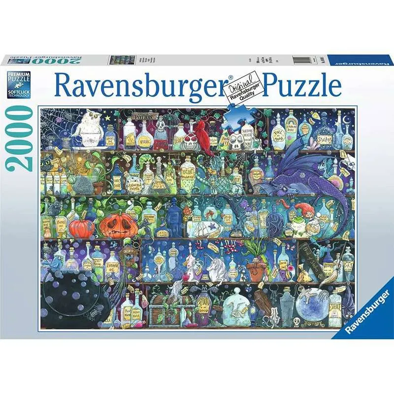 Puzzle Ravensburger Venenos y pociones 2000 piezas 160105