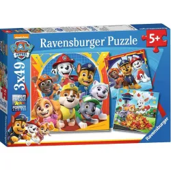 Puzzle Ravensburger Patrulla Canina 3x49 piezas 050482