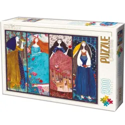 Puzzle DToys Collage Princesas de Cuentos de 2000 piezas 73860