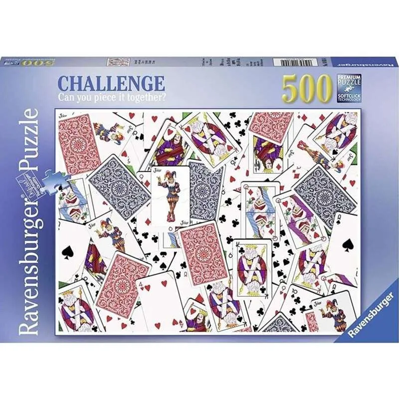 Ravensburger puzzle 500 piezas 52 Cartas 148004