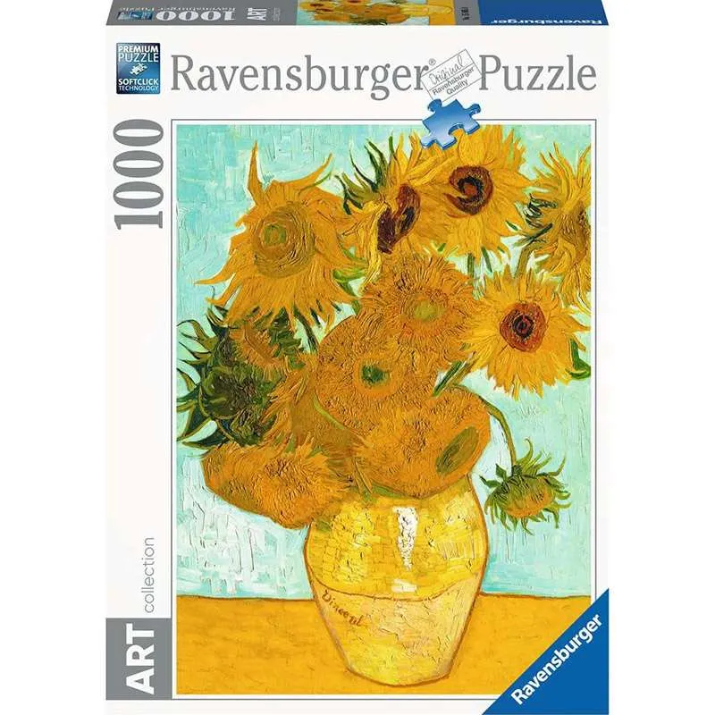 Puzzle Ravensburger Van Gogh: Los Girasoles 1000 piezas 158058