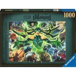 Puzzle Ravensburger Villanos Marvel: Hela 1000 piezas 169030