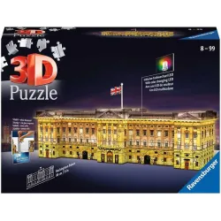 Puzzle Ravensburger Night Edition Buckingham Palace Londres 3D 216 piezas 125296
