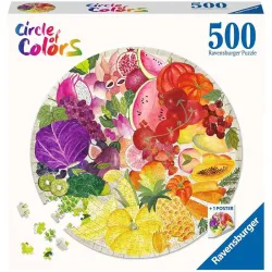 Puzzle Ravensburger Circulo de colores, Fruta y verdura 500 piezas 171699