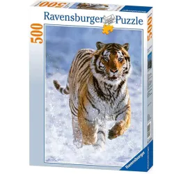 Ravensburger puzzle 500 piezas Tigre en la nieve 144754