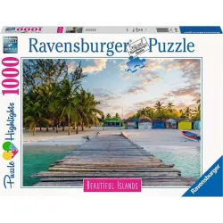 Puzzle Ravensburger Highlights Beautifull Islands Isla del Caribe 1000 piezas 169122